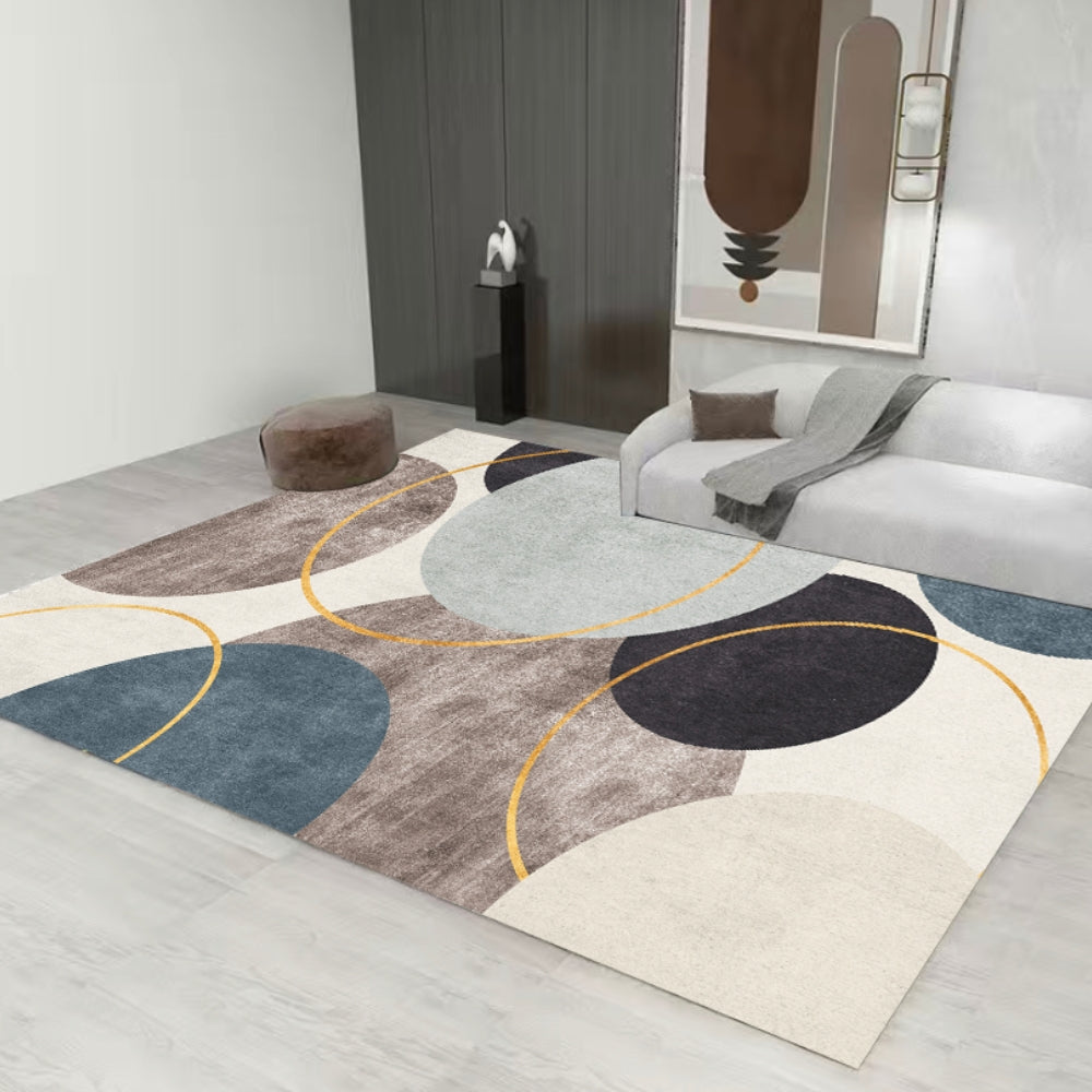 Stylish Non Slip Floor Rug For Cozy Living Rooms And Bedrooms