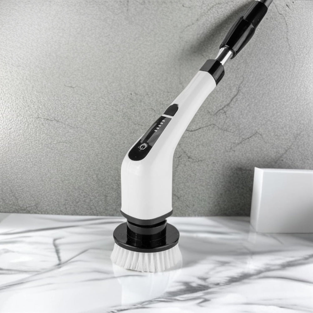 9 In 1 Cordless Rechargeable Electric Spin Scrubber Turbo Cleaning Brush