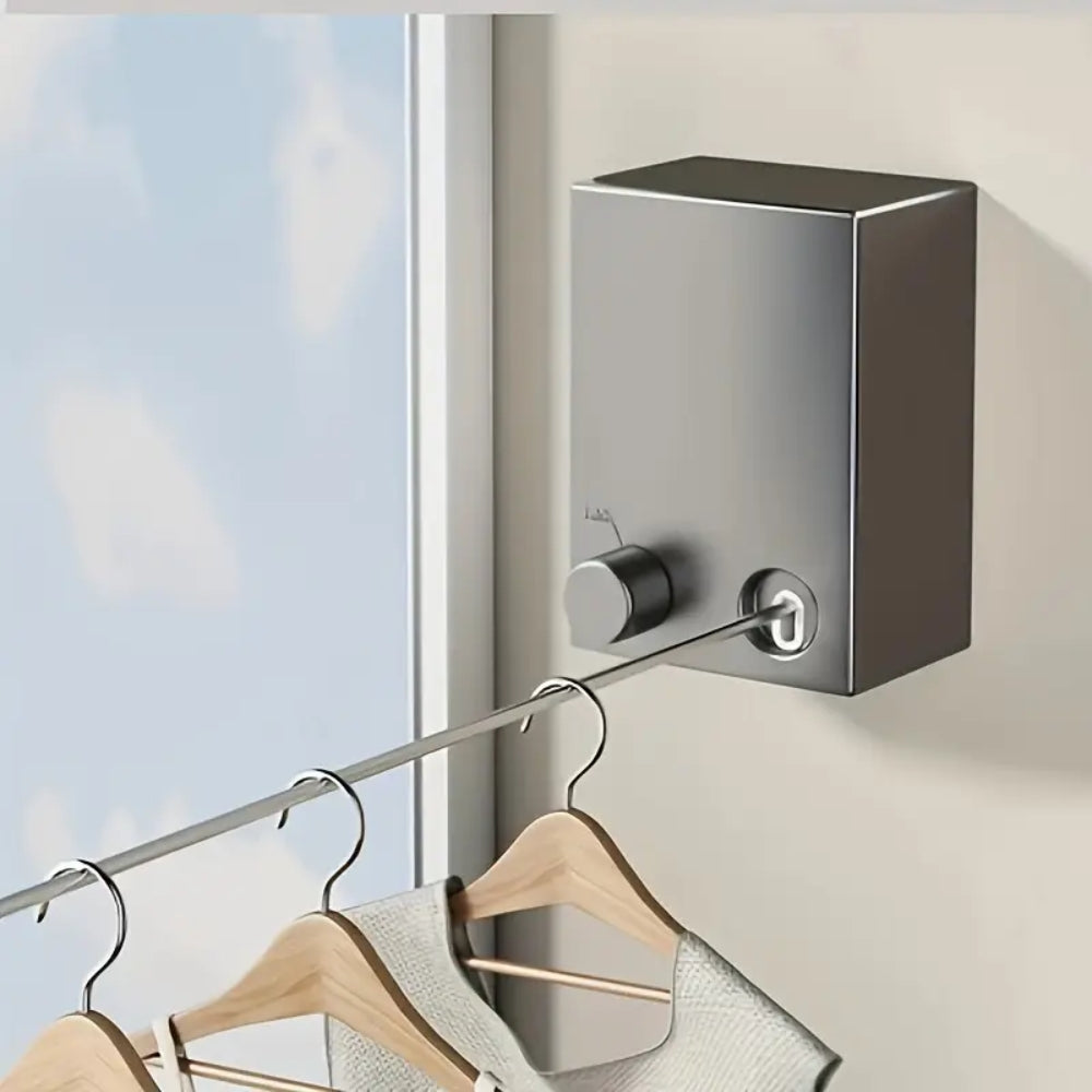 Space Saving Retractable Clothesline Effortlessly Dry