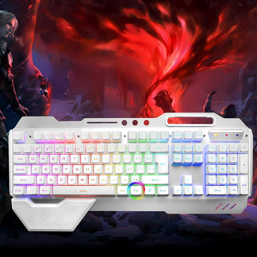 Rgb Led Backlit Wireless Gaming Keyboard Mouse Set