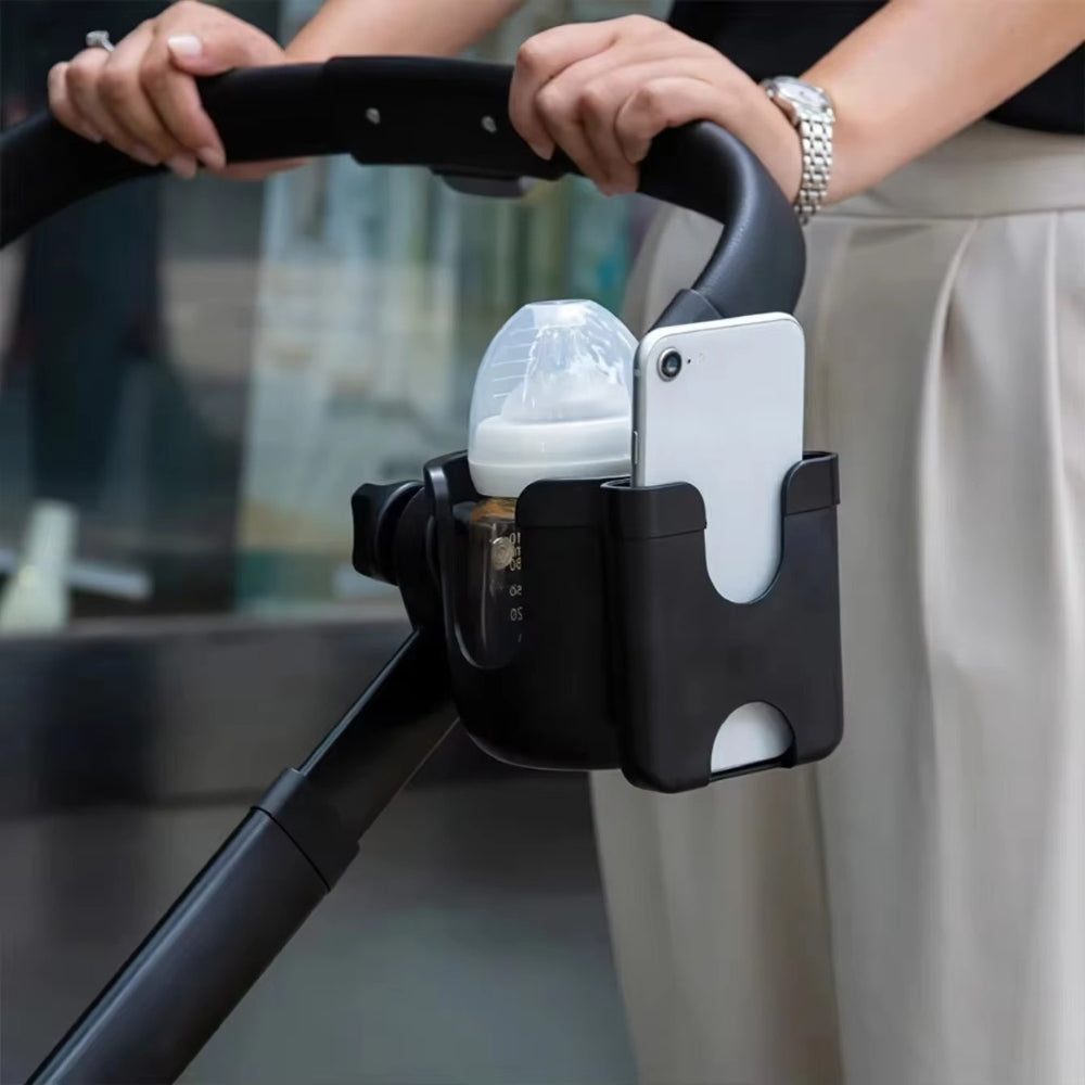 Pram Cup And Phone Holder Anti Slip Stroller Bottle Accessories