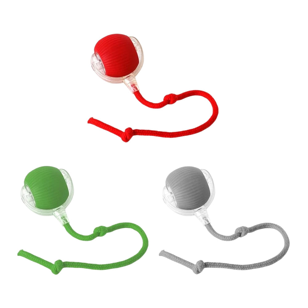 Toy Dog Cat Interactive Rechargeable Rolling Ball With Faux Tail