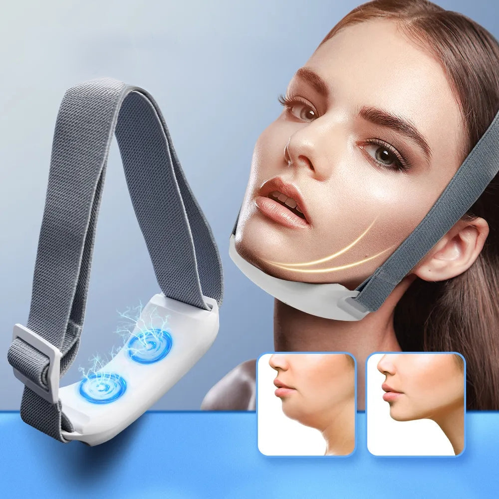 Vibration Ems Face Lifting Massager Double Chin Remover Shaping Belt