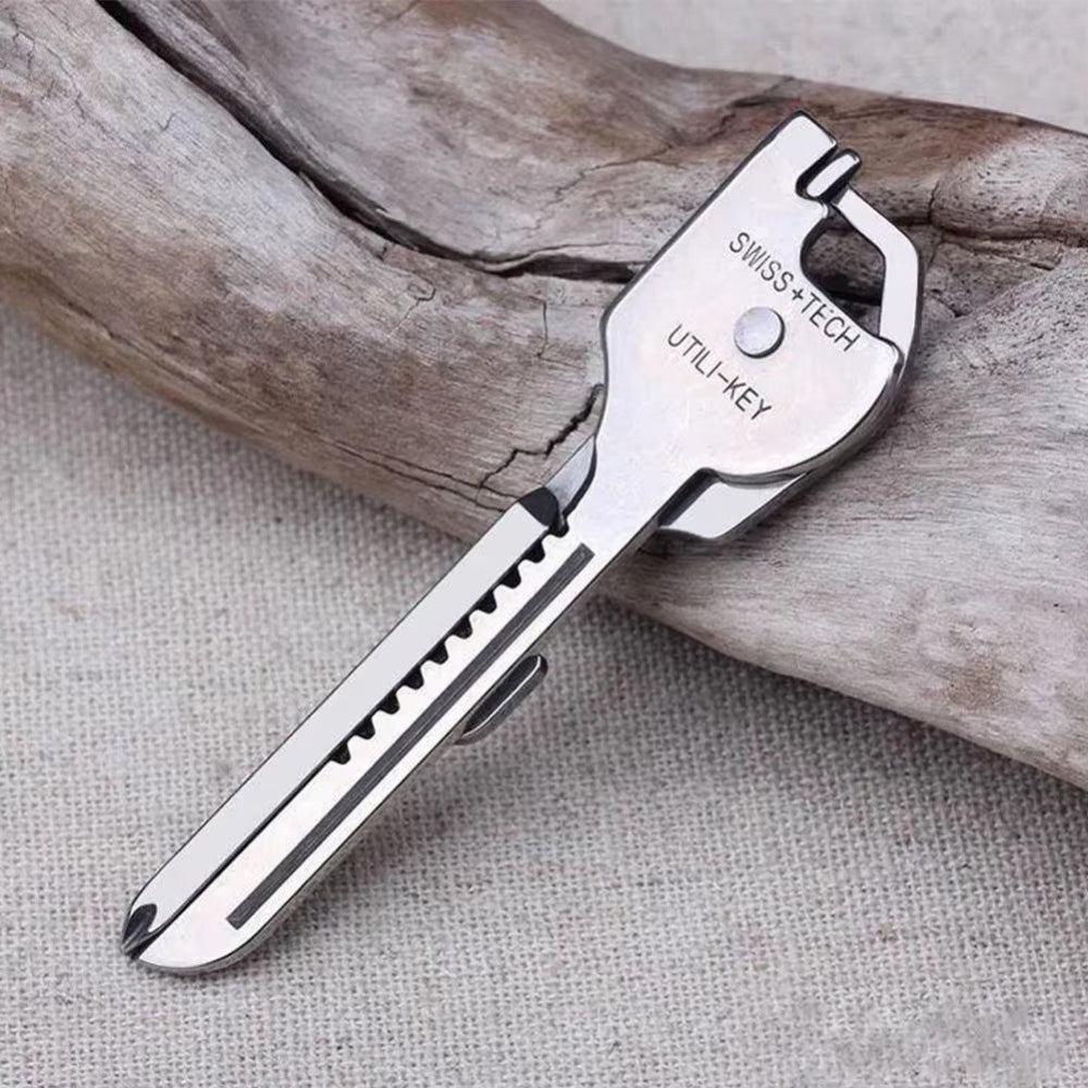 6 In 1 Multi Tool Stainless Steel Keychain Pocket Cutter
