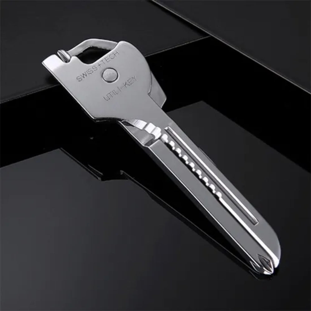 6 In 1 Multi Tool Stainless Steel Keychain Pocket Cutter