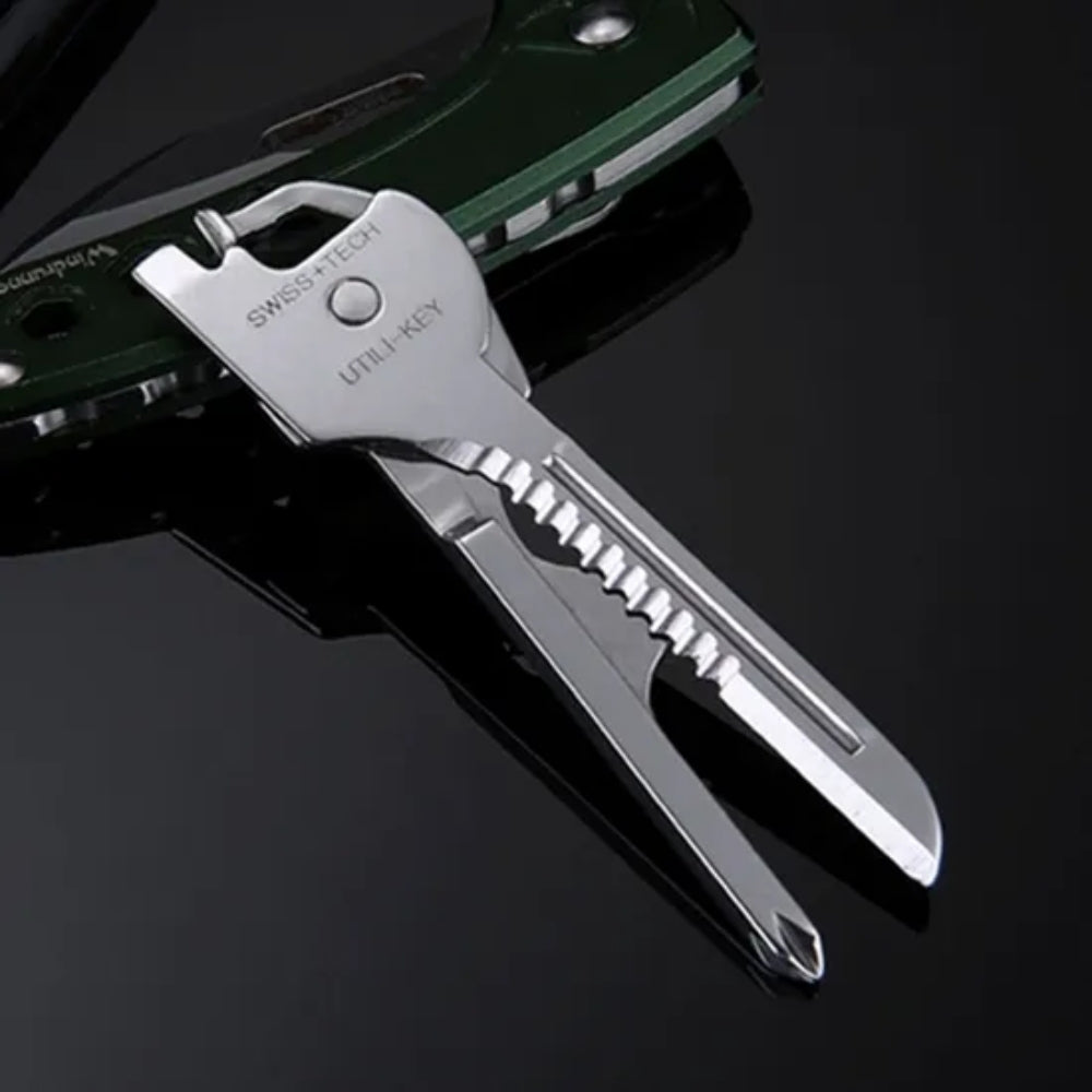6 In 1 Multi Tool Stainless Steel Keychain Pocket Cutter
