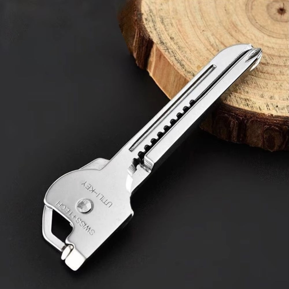 6 In 1 Multi Tool Stainless Steel Keychain Pocket Cutter