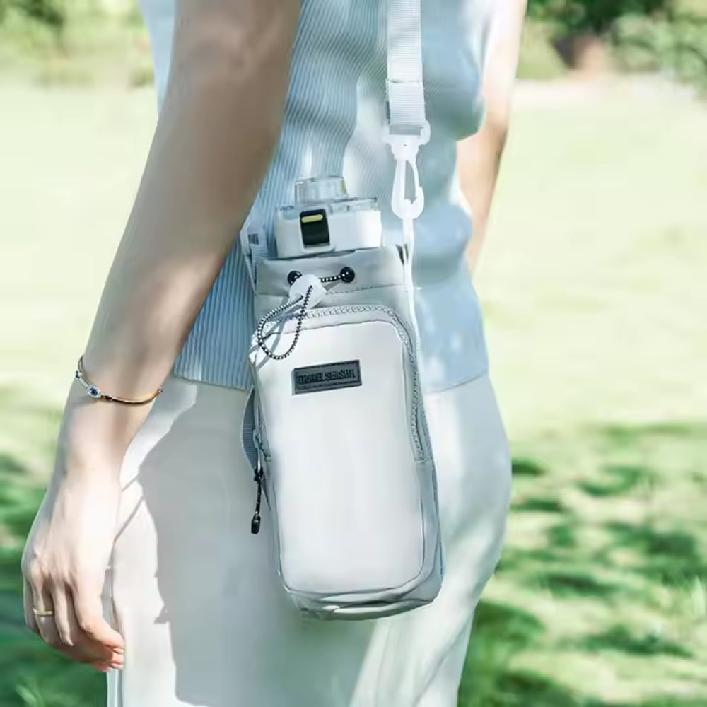 Water Bottle Bag With Shoulder Strap