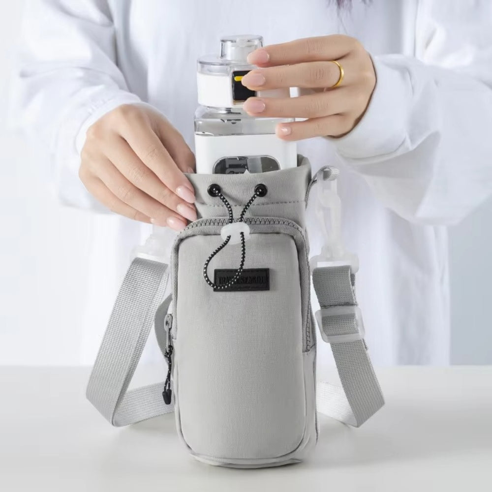Water Bottle Bag With Shoulder Strap