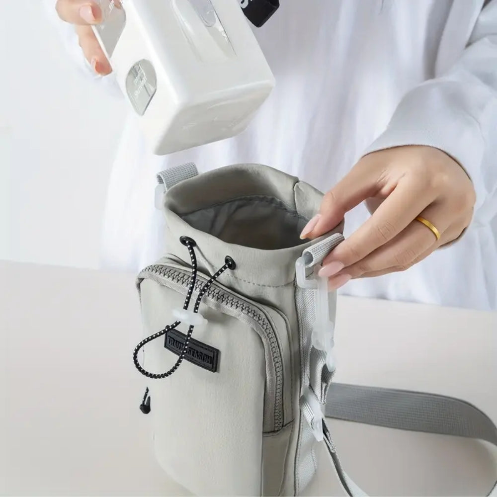 Water Bottle Bag With Shoulder Strap