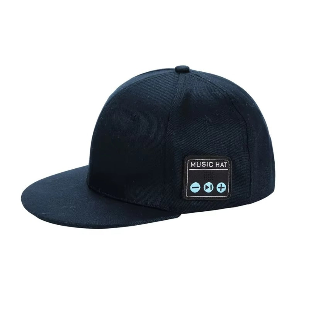Bluetooth Music Hat With Dual Speakers And Built In Microphone