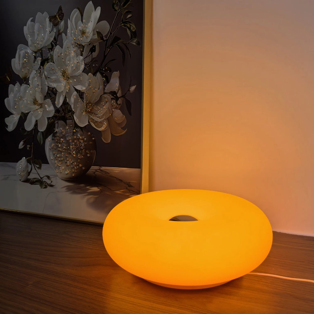 Donut Table Lamp With Usb Plug For Ambient Lighting