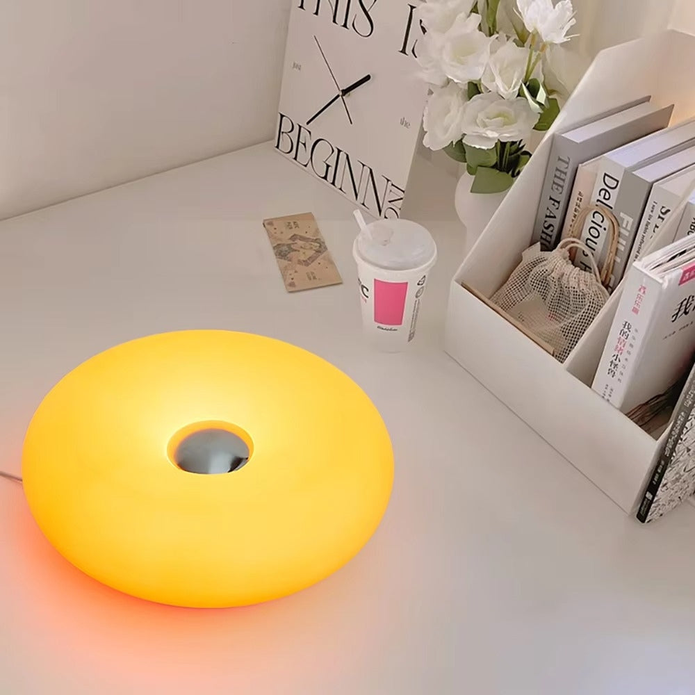 Donut Table Lamp With Usb Plug For Ambient Lighting