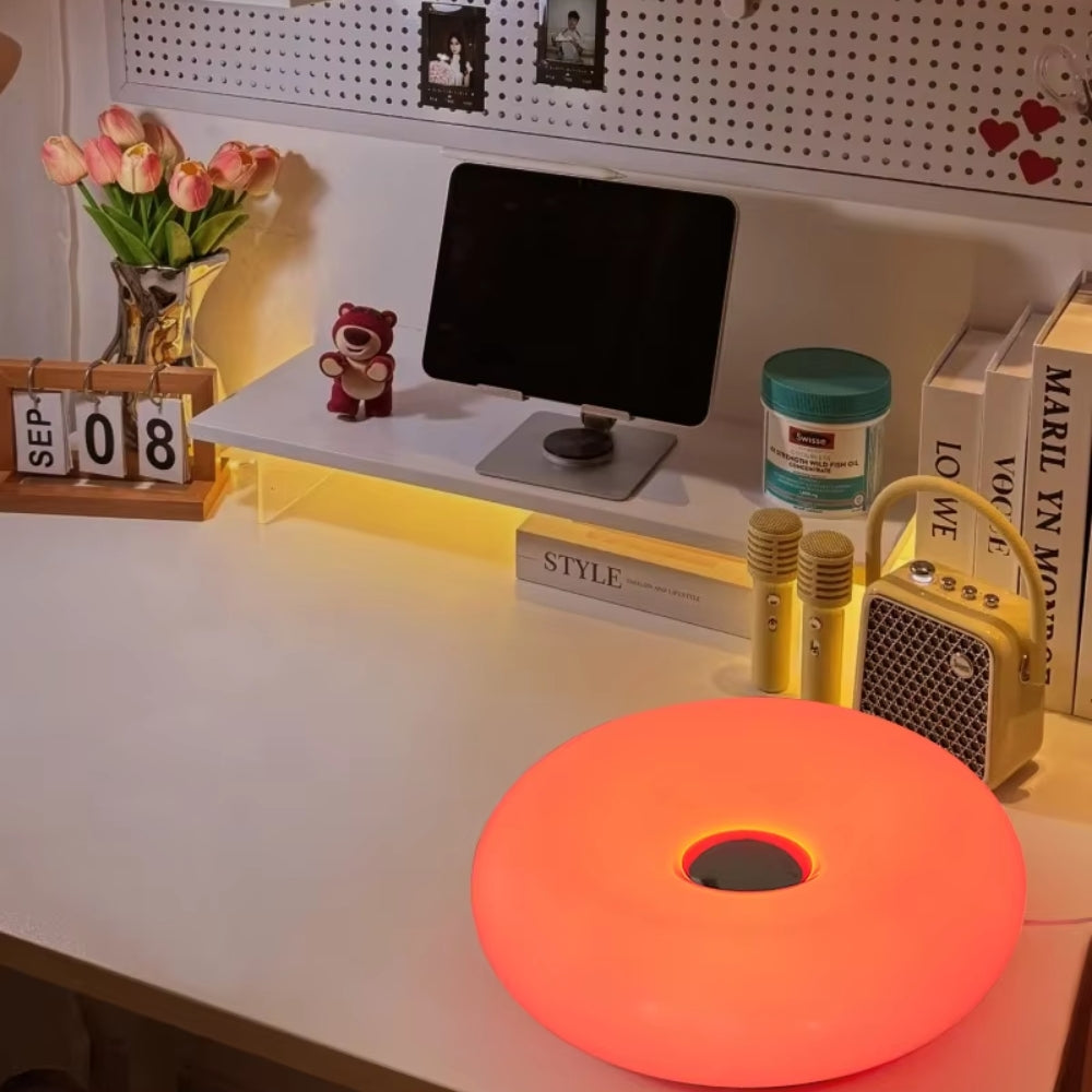 Donut Table Lamp With Usb Plug For Ambient Lighting