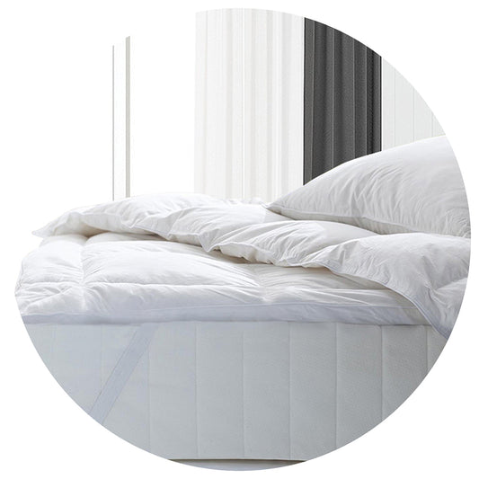 Royal Comfort 1000Gsm Goose Feather And Down Topper Single