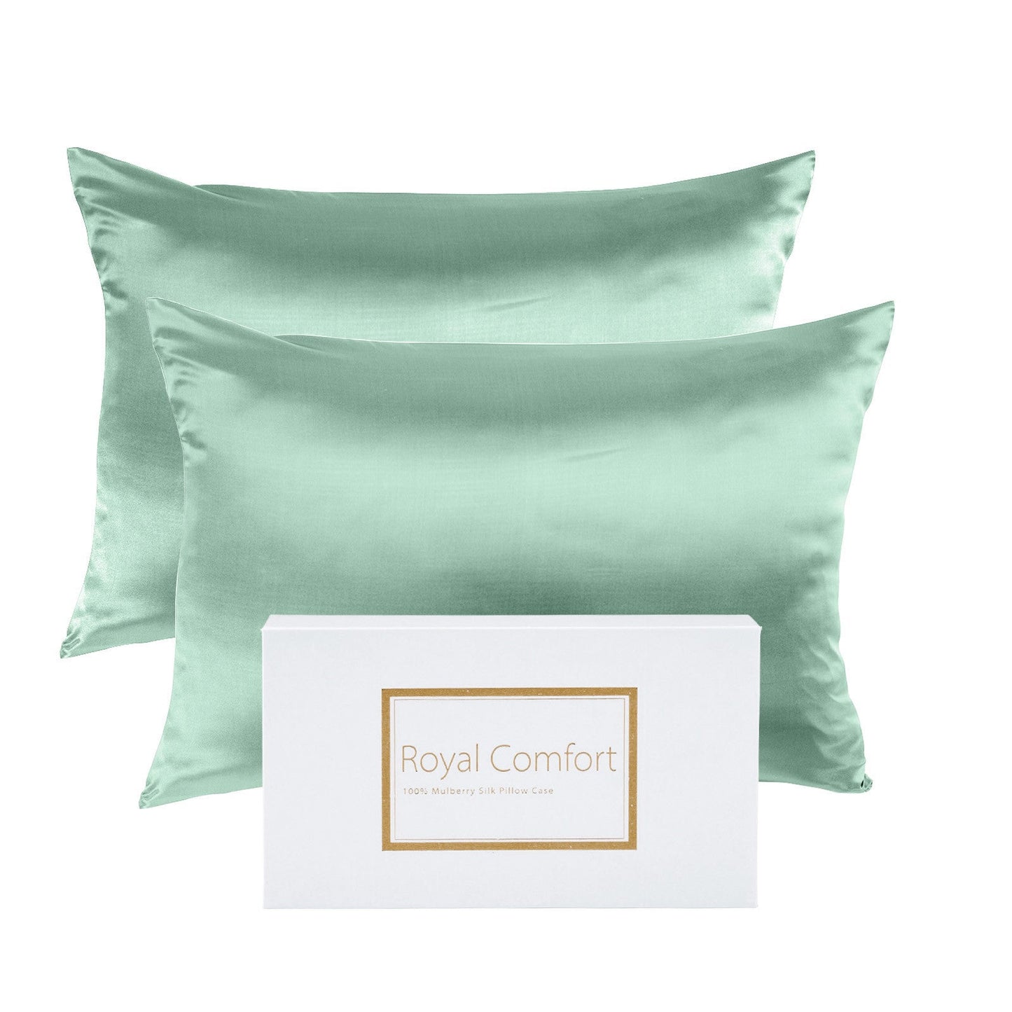 Mulberry Silk Pillow Case Twin Pack Size: 51X76cm Mint