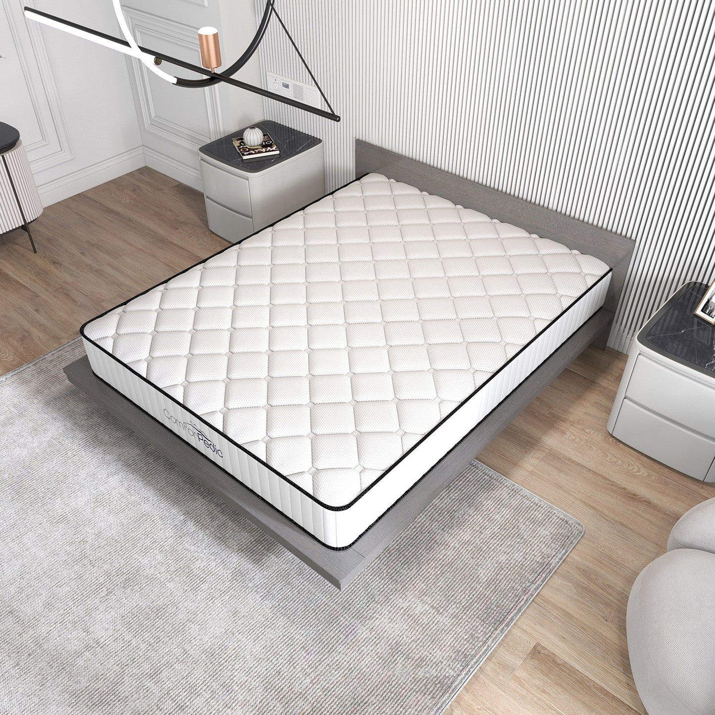 1 Sets of Royal Comfort 1 Sets Of Comforpedic Bonnell Spring Mattress Single