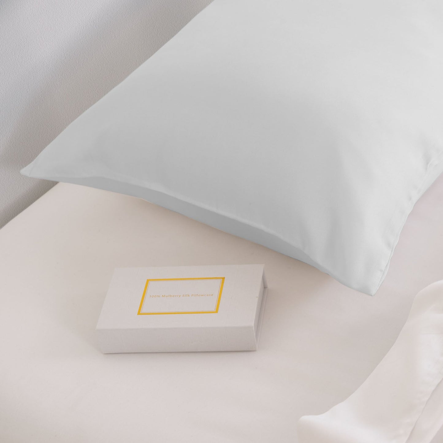 Pure Silk Pillow Case By Royal Comfort Silver
