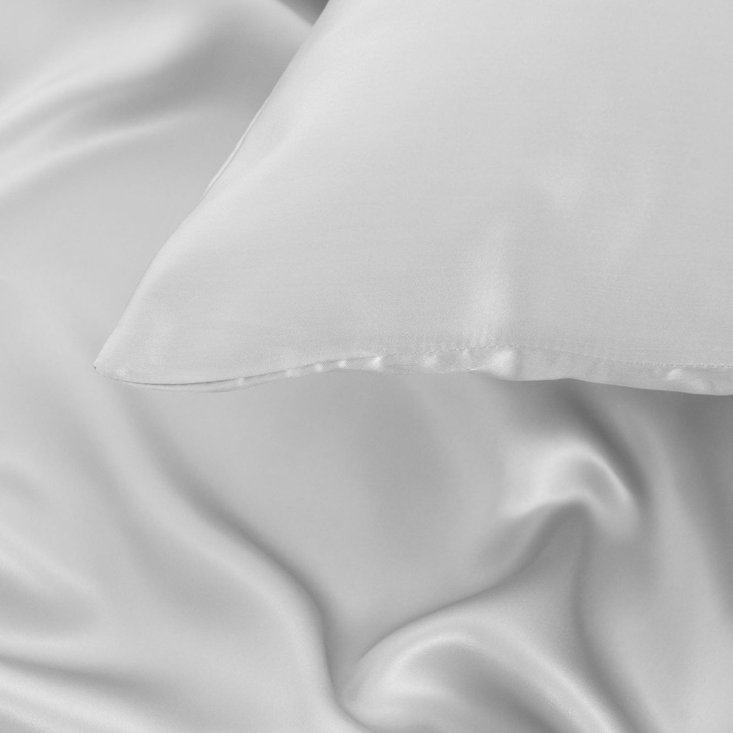 Pure Silk Pillow Case By Royal Comfort Silver