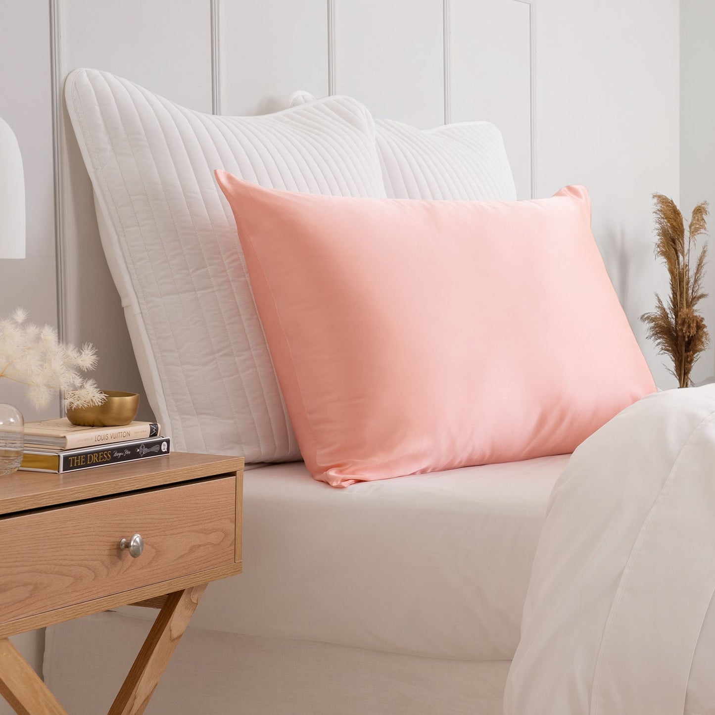 Pure Silk Pillow Case By Royal Comfort Blush