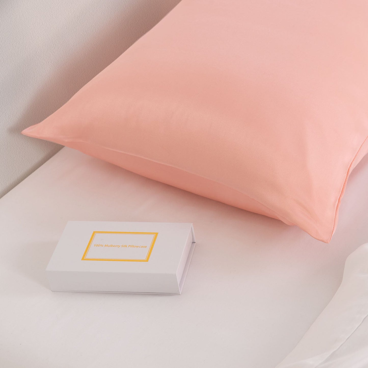 Pure Silk Pillow Case By Royal Comfort Blush