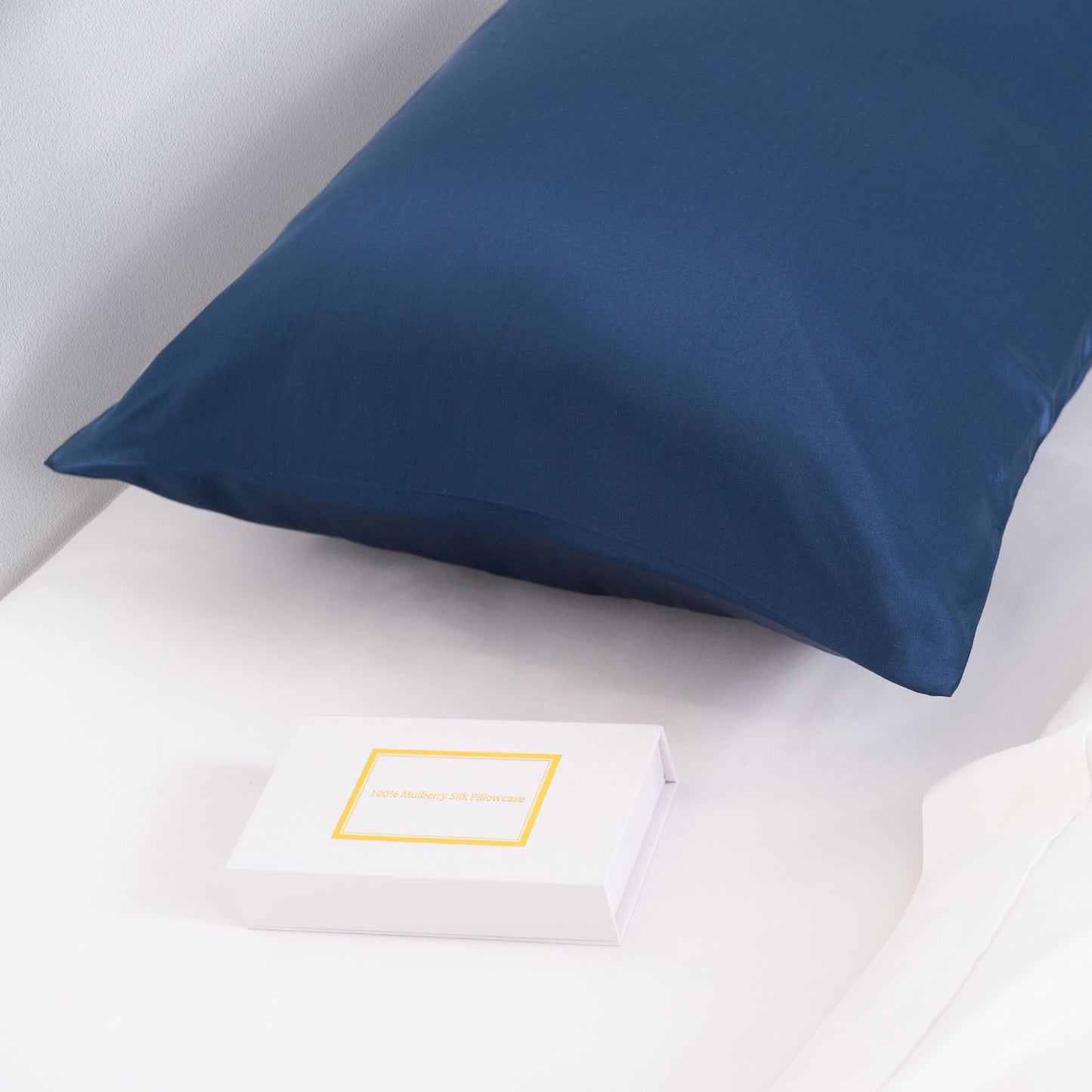 Pure Silk Pillow Case By Royal Comfort Navy