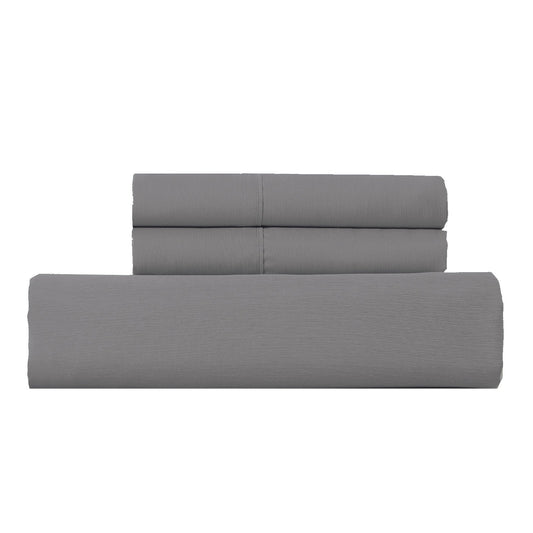 Royal Comfort 1000Tc Cotton Blend Quilt Cover Sets King Charcoal