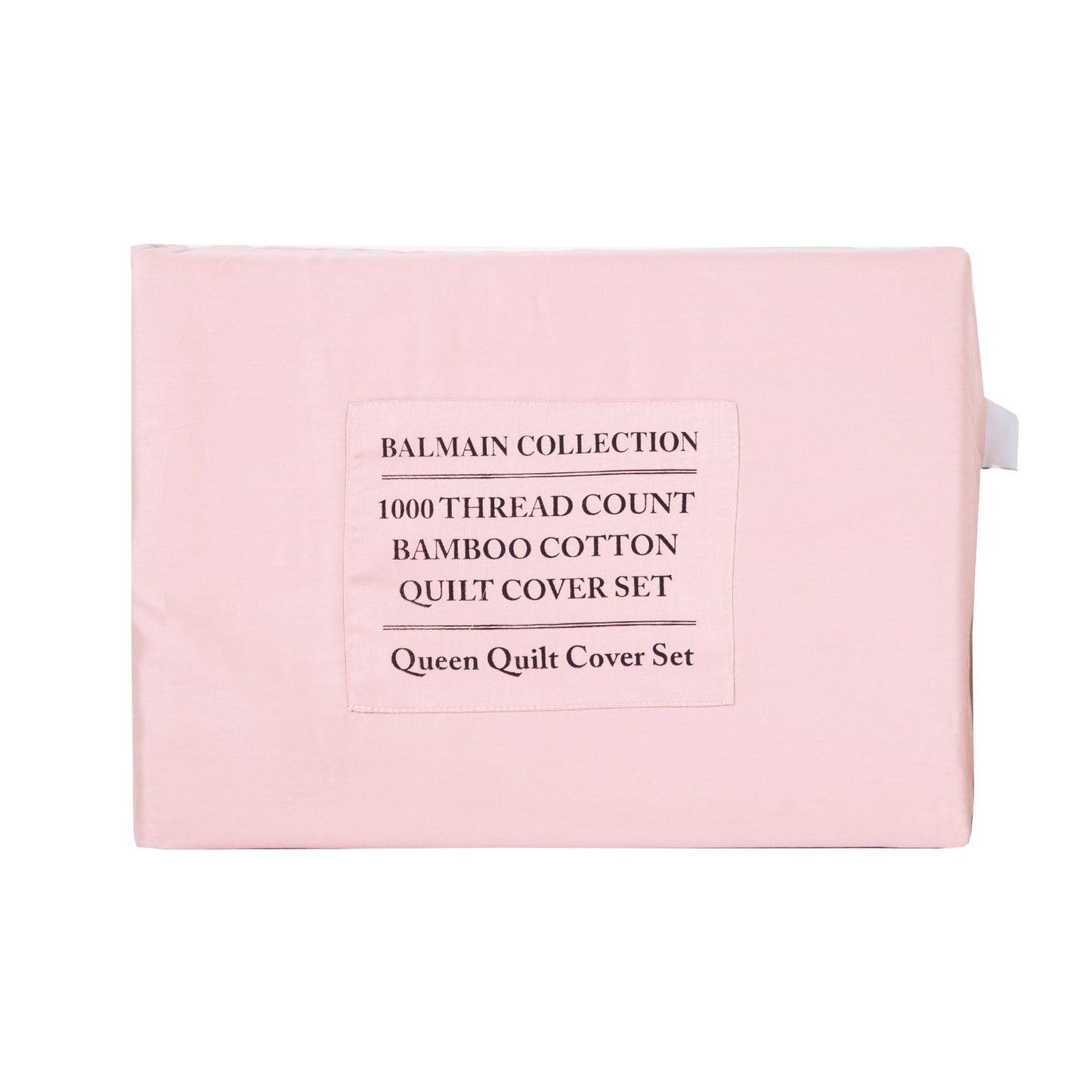 Royal Comfort Balmain 1000Tc Bamboo Cotton Quilt Cover Sets Queen Blush