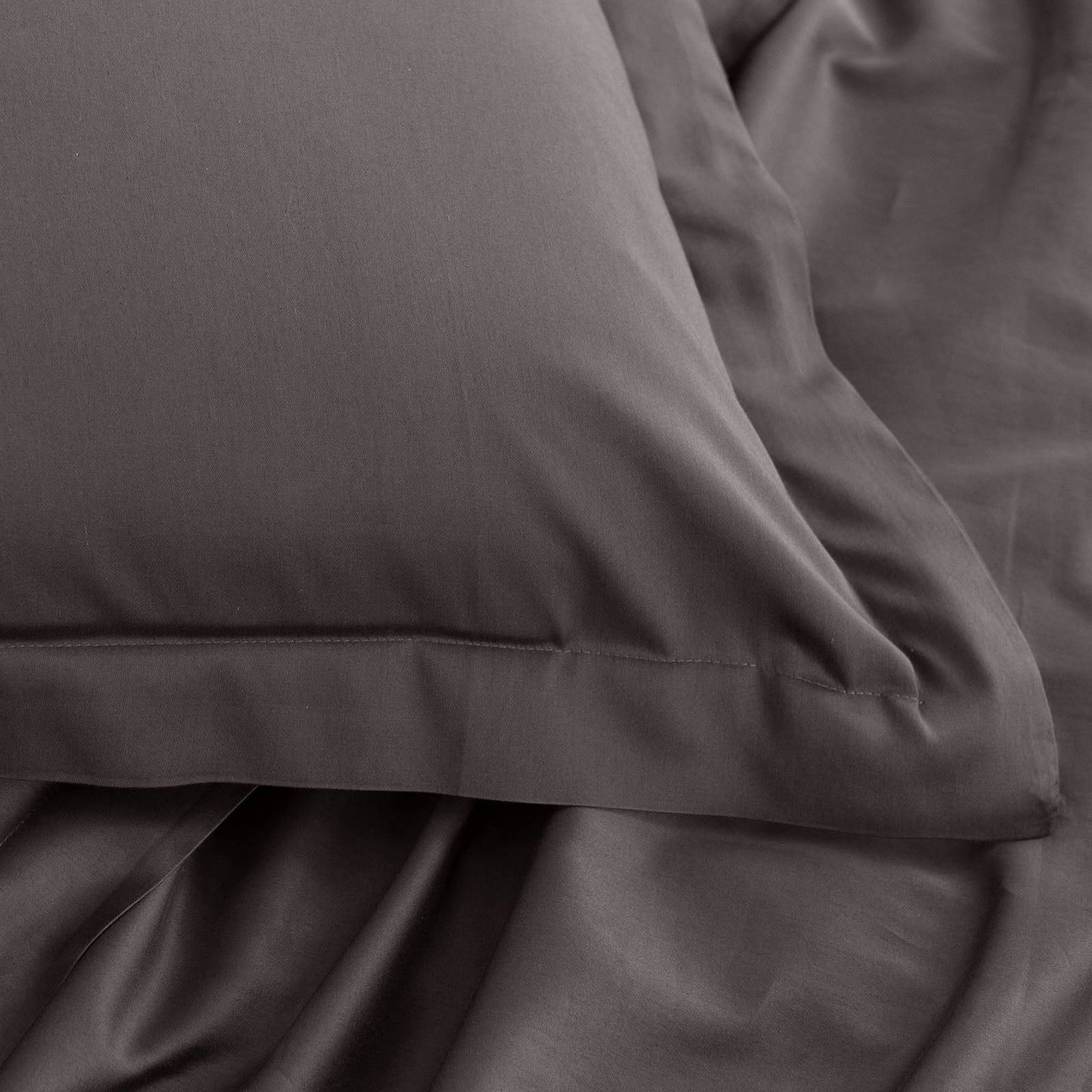 Royal Comfort Balmain 1000Tc Bamboo Cotton Quilt Cover Sets (King) Pewter