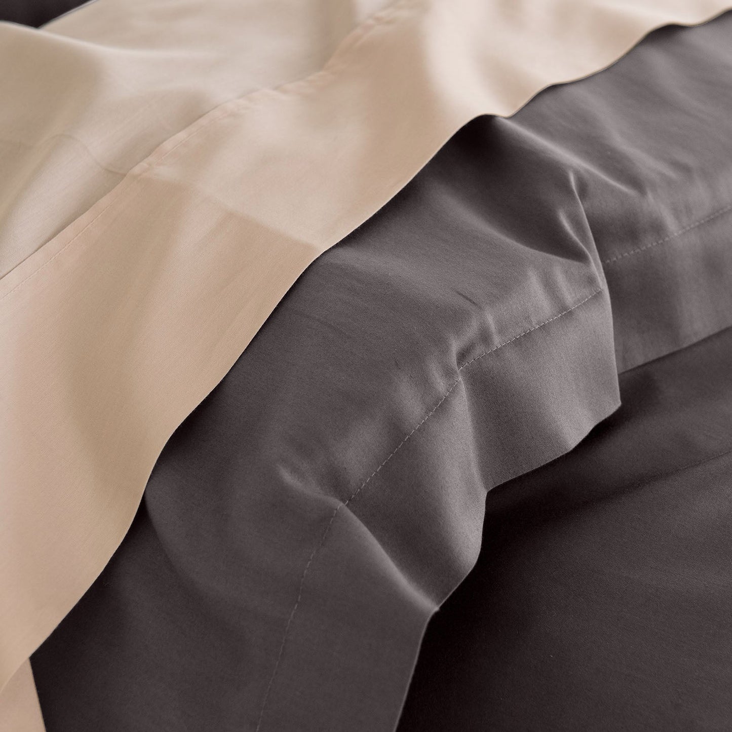 Royal Comfort Balmain 1000Tc Bamboo Cotton Quilt Cover Sets (King) Pewter