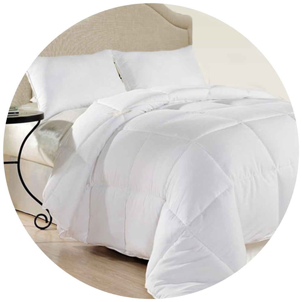 Royal Comfort Duck Feather And Down Quilt Super King 95% 500Gsm