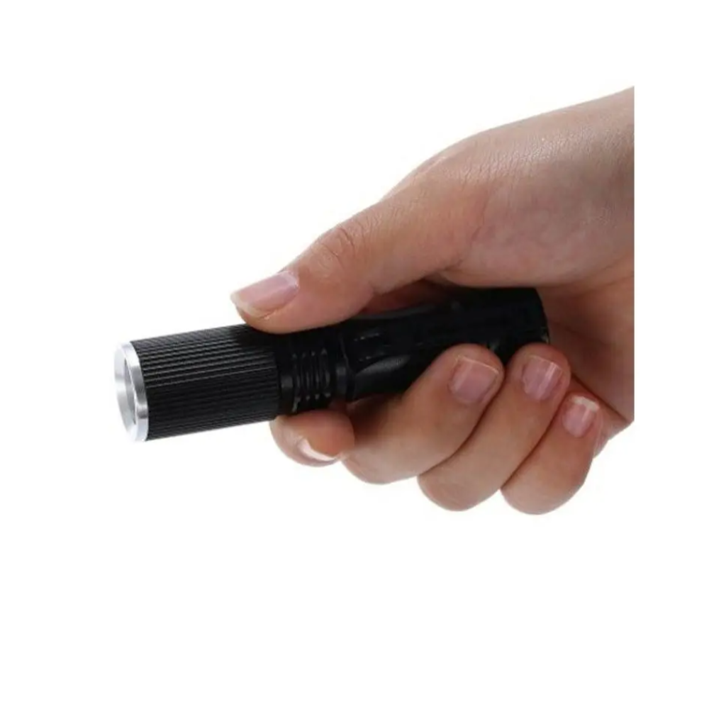 508 Cree Q5 300 Lumens Modes Water Resistant Focusing Led Small Flashlight Torch With Clip
