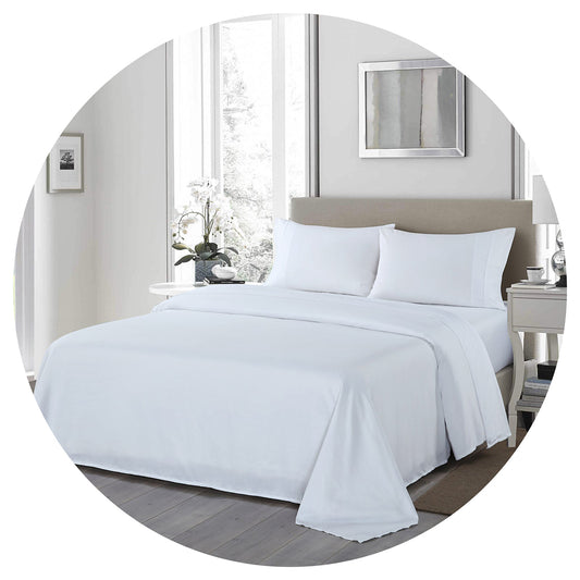 Royal Comfort 1200Tc Ultrasoft 4 Piece Sheet Set King White