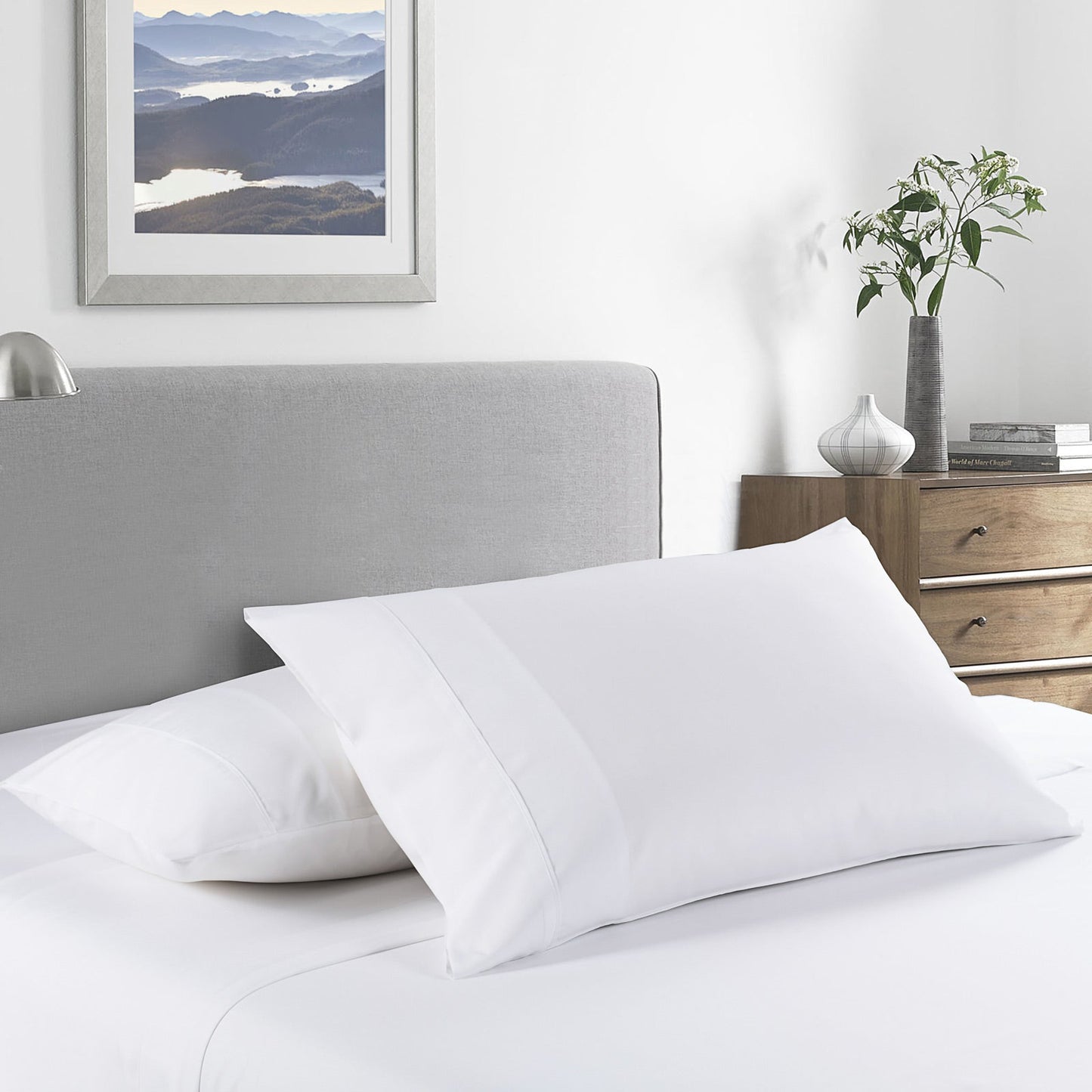 Royal Comfort Bamboo Cooling 2000Tc Sheet Set Single White