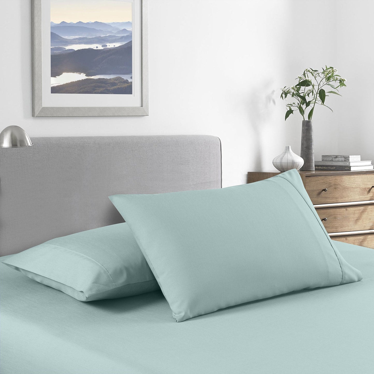 Royal Comfort Bamboo Cooling 2000Tc Sheet Set Single Frost