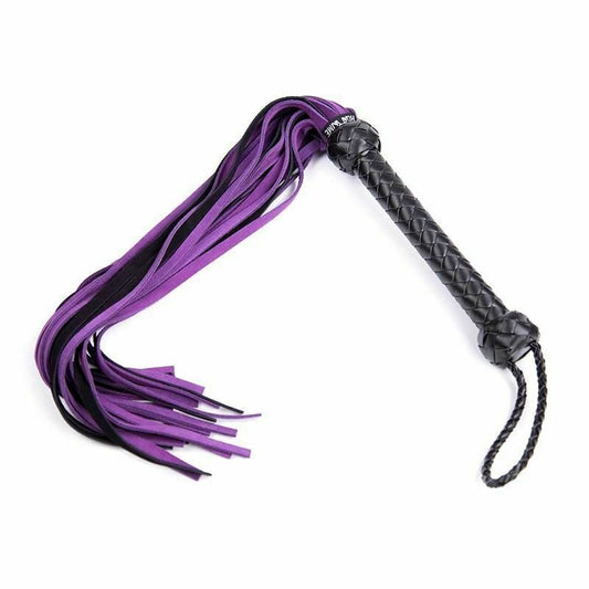 Purple Flogger Spanking Whip Impact Play Bondage Kink Fetish