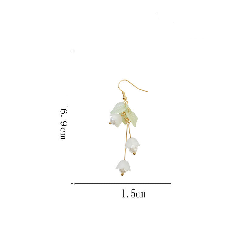 Veile Studios Lily Of The Valley Flower Female Earrings