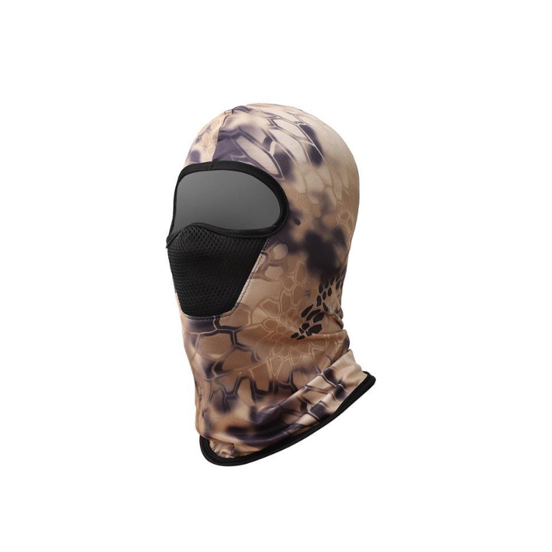2Pcs Ice Silk Hiking Scarf Sunscreen Breathable Outdoor Sweat Wicking Balaclava Fishing Bandana Neck Collar Headgear Cyc