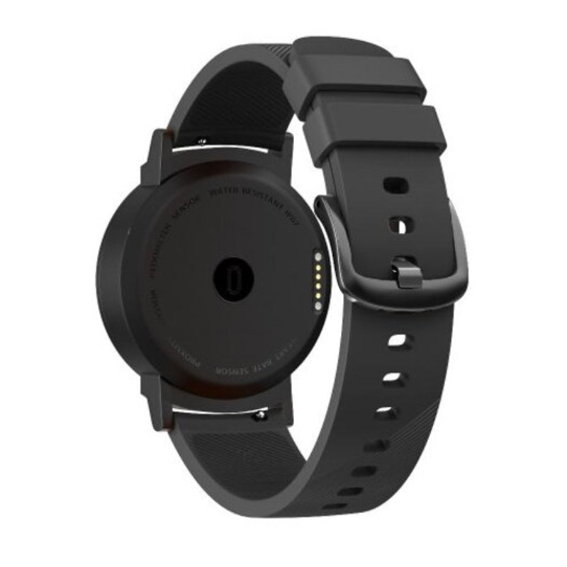 20Mm Soft Silicone Replacement Watch Strap Band For Ticwatch / E Black