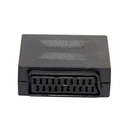 21 Pin Scart Coupler Joiner Adapter Female To Sockets Joint Connector