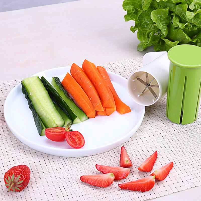 Creative Vegetable Cutters Fruit Kitchen Cucumber Carrot Divider Strawberry