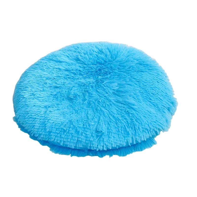 Soft Plush Round Cat Bed Mat For Small Dogs Cats Cozy Fleece Pet Sleeping Kitten Puppy Nest Warm Cushion Accessories