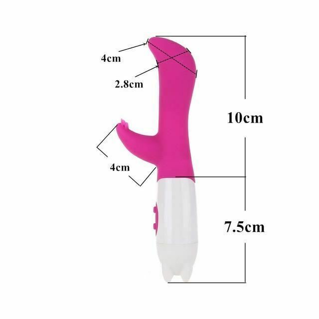 Pink G Spot Rabbit Vibrator Silicone Massager 4 Styles