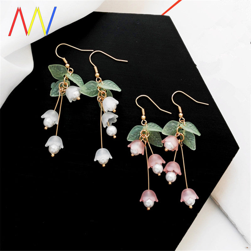 Veile Studios Lily Of The Valley Flower Female Earrings