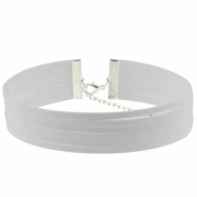 Bdsm Day Collar Colourful Velvet Choker Kink Fetish Dominant Submissive