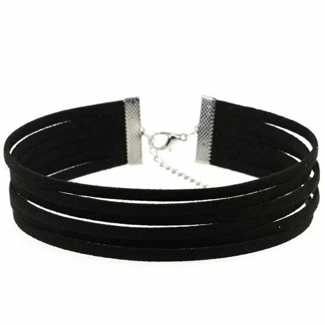 Bdsm Day Collar Colourful Velvet Choker Kink Fetish Dominant Submissive