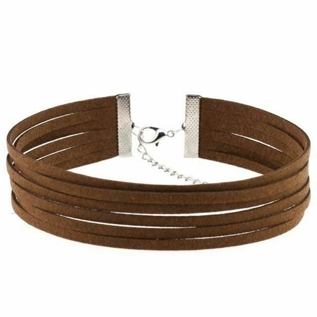 Bdsm Day Collar Colourful Velvet Choker Kink Fetish Dominant Submissive