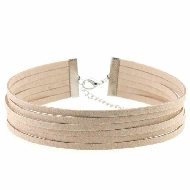 Bdsm Day Collar Colourful Velvet Choker Kink Fetish Dominant Submissive