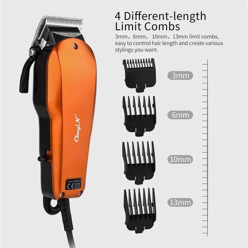 220 240V Household Trimmer Professional Classic Haircut Corded Clipper For Men Cutting Machine With Attachment Combs Ora