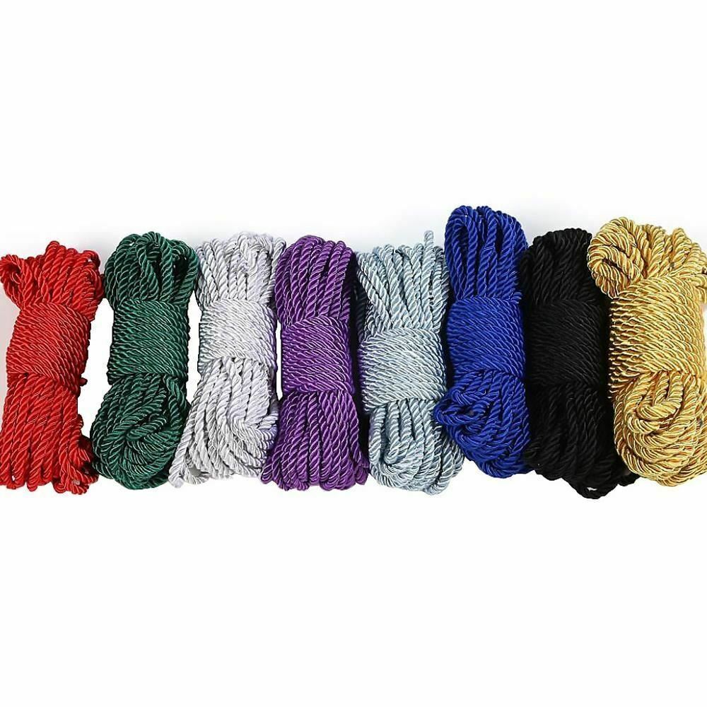 Soft Cotton Rope 5M 10M Bdsm Bondage Restraints Kink Fetish
